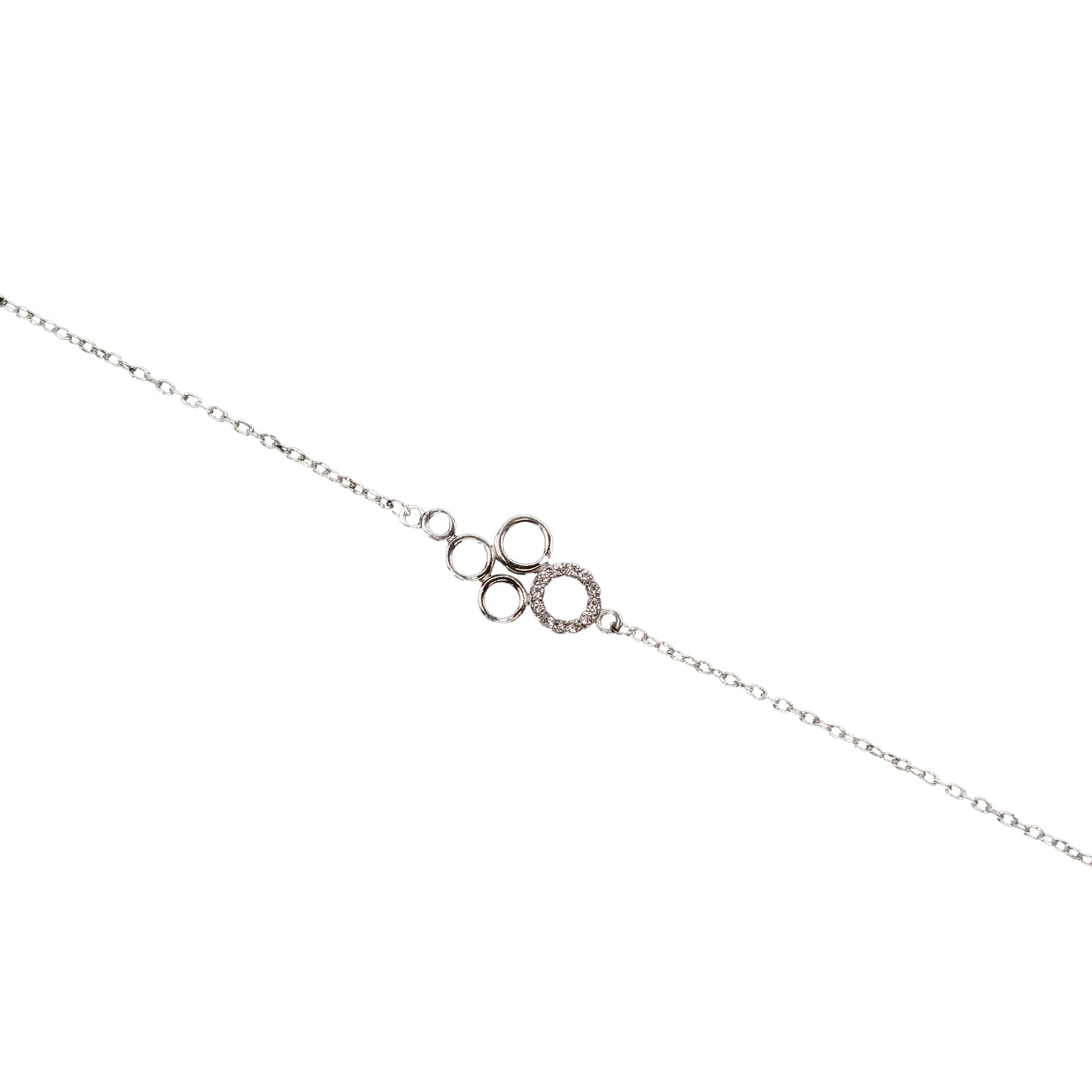 Unity Circles Silver Bracelet