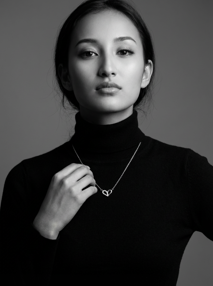 Endless Love Silver Pendant Chain