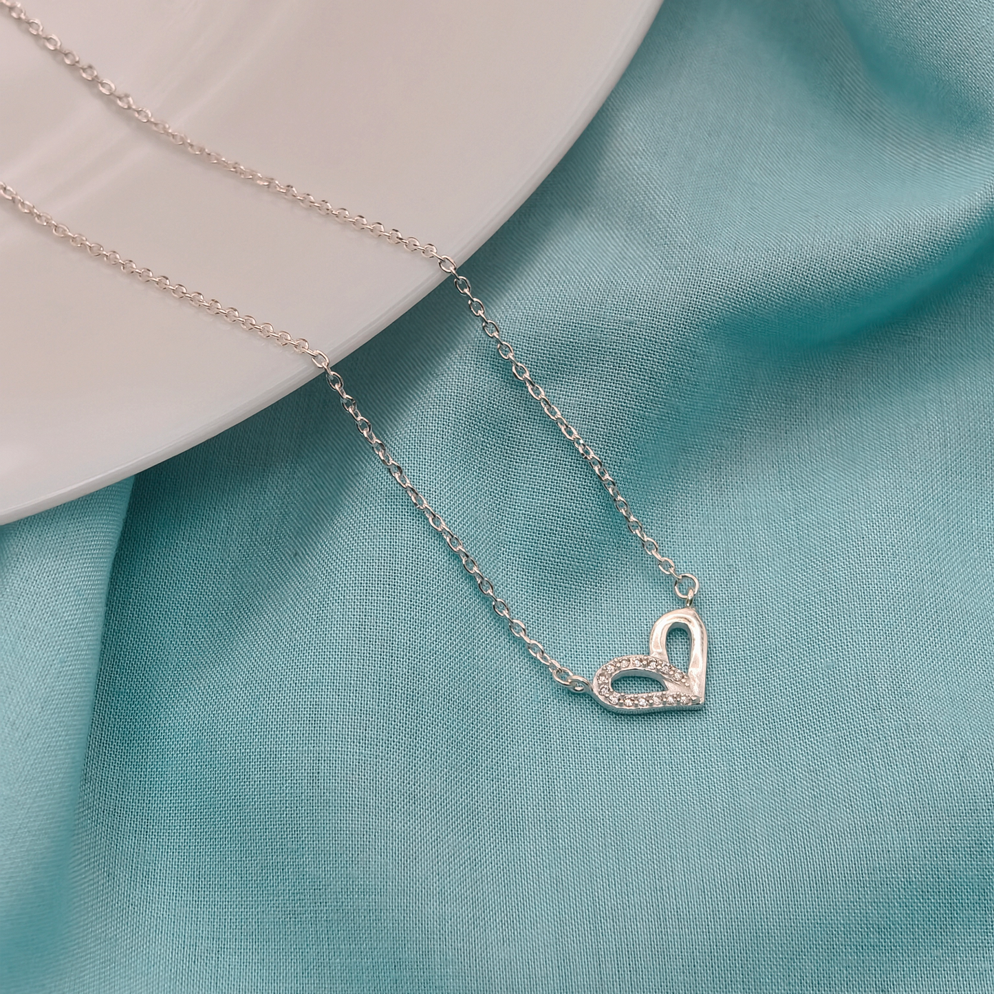 Endless Love Silver Pendant Chain