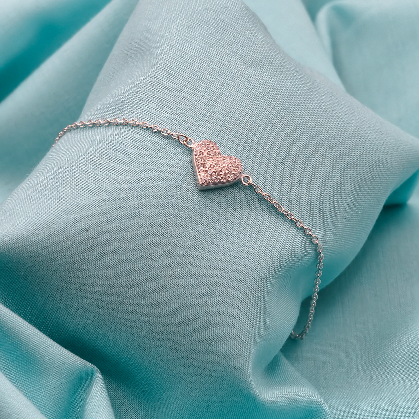 Amora Heart Silver Bracelet