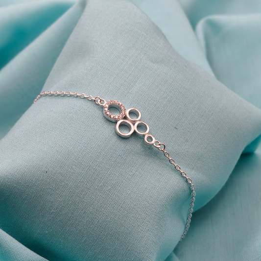 Unity Circles Silver Bracelet