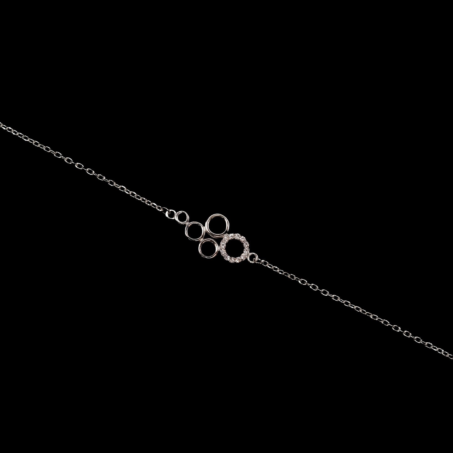 Unity Circles Silver Bracelet