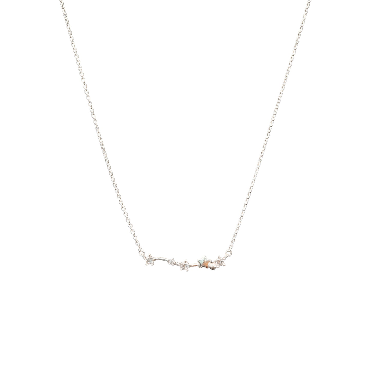Stella Arc Silver Pendant Chain