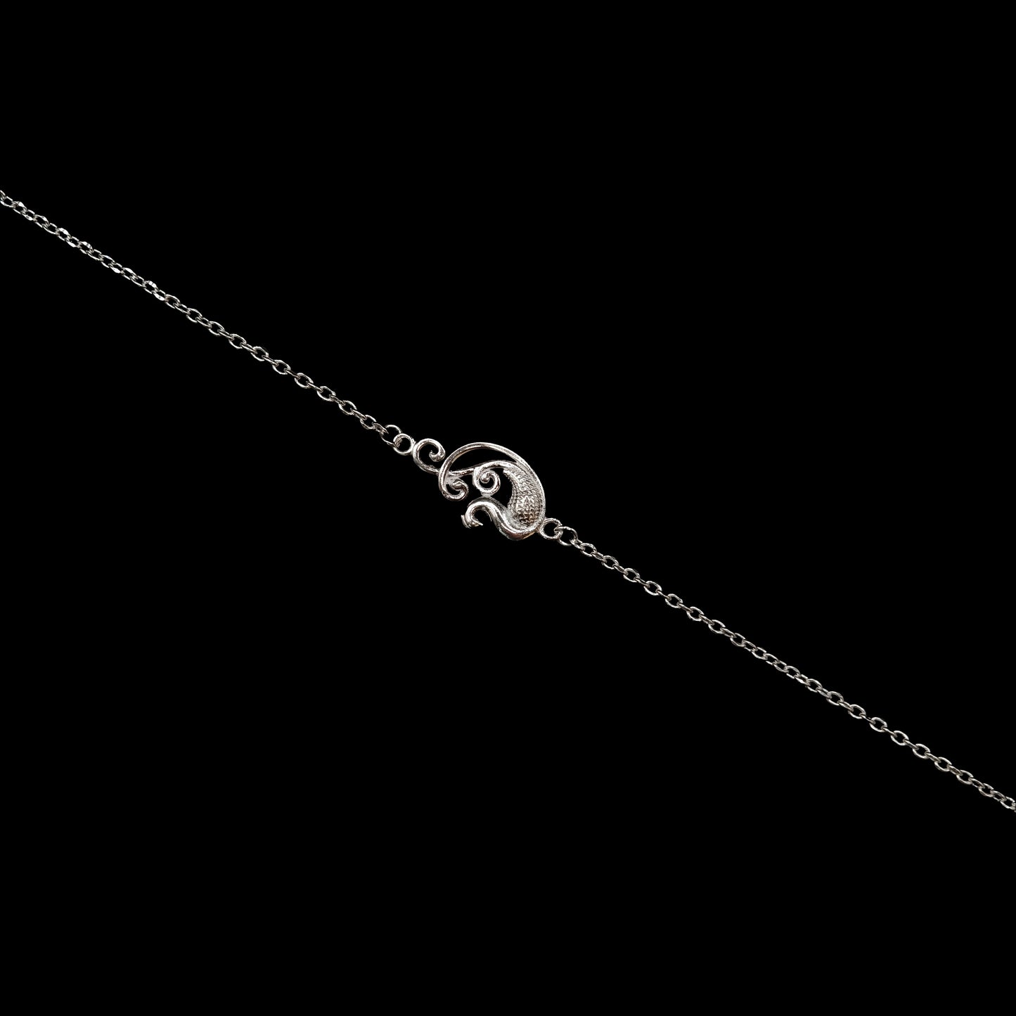 Aurelia Swirl Silver Bracelet