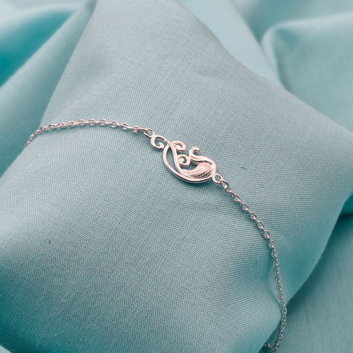 Aurelia Swirl Silver Bracelet