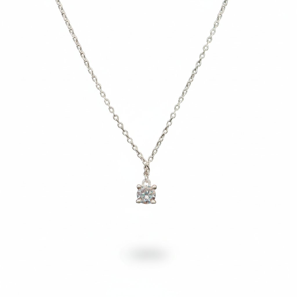 Pure Spark Silver Pendant Chain