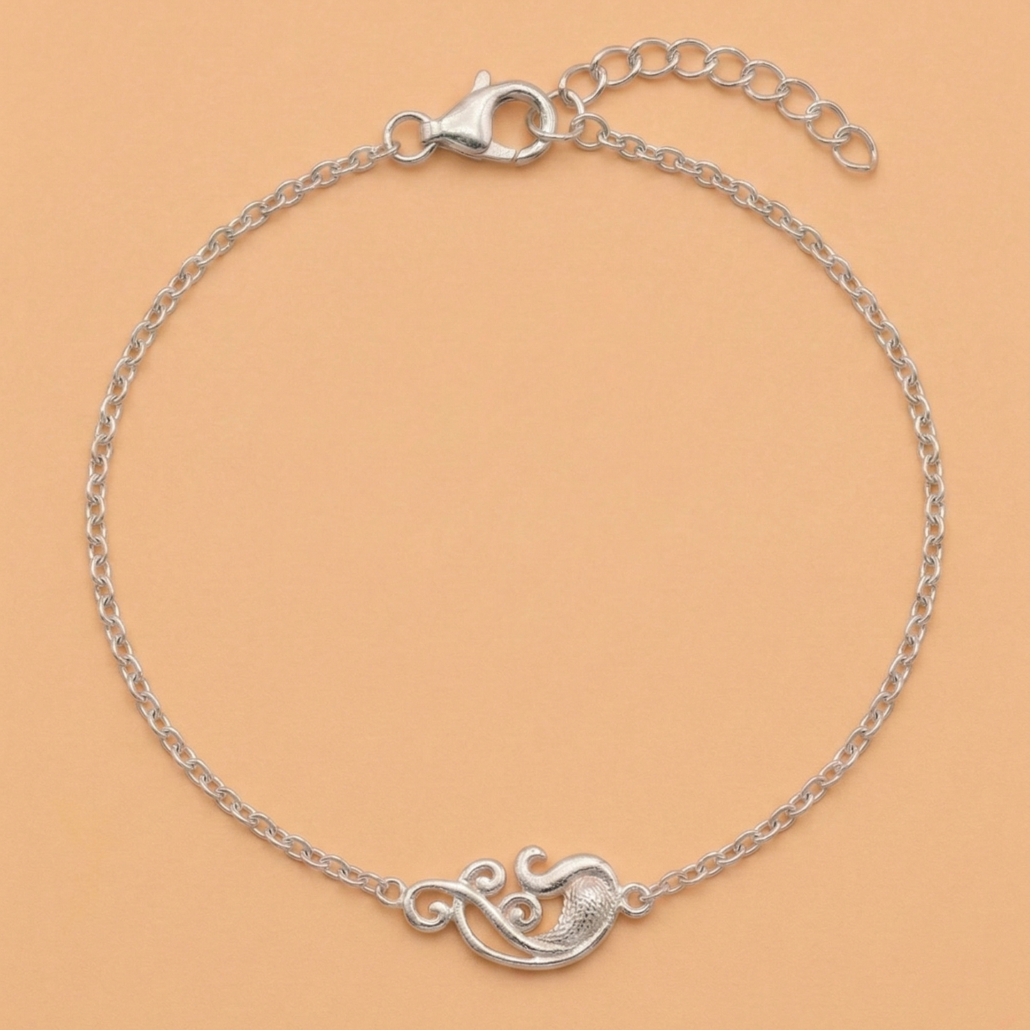 Aurelia Swirl Silver Bracelet