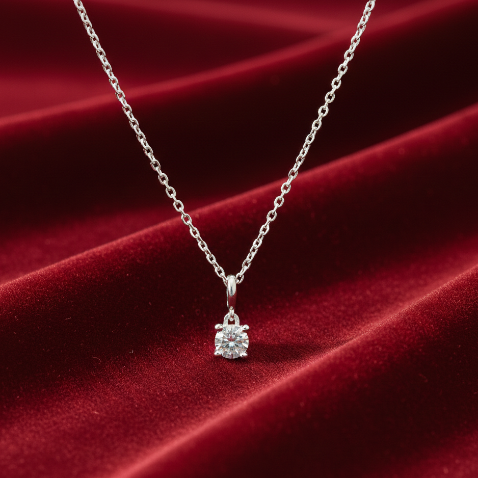 Pure Spark Silver Pendant Chain