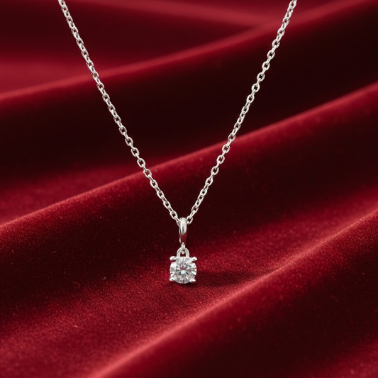 Pure Spark Silver Pendant Chain