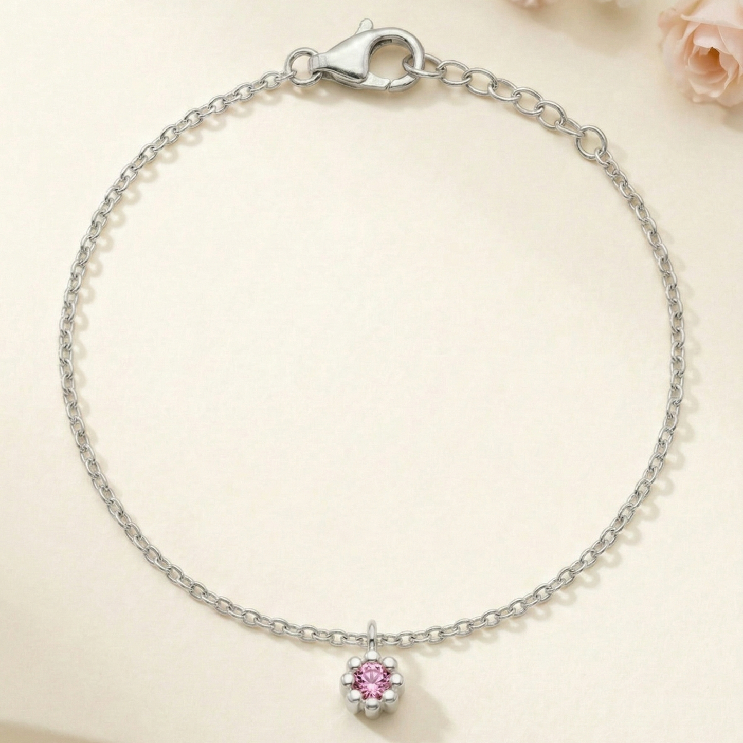 Luna Bloom Silver Bracelet
