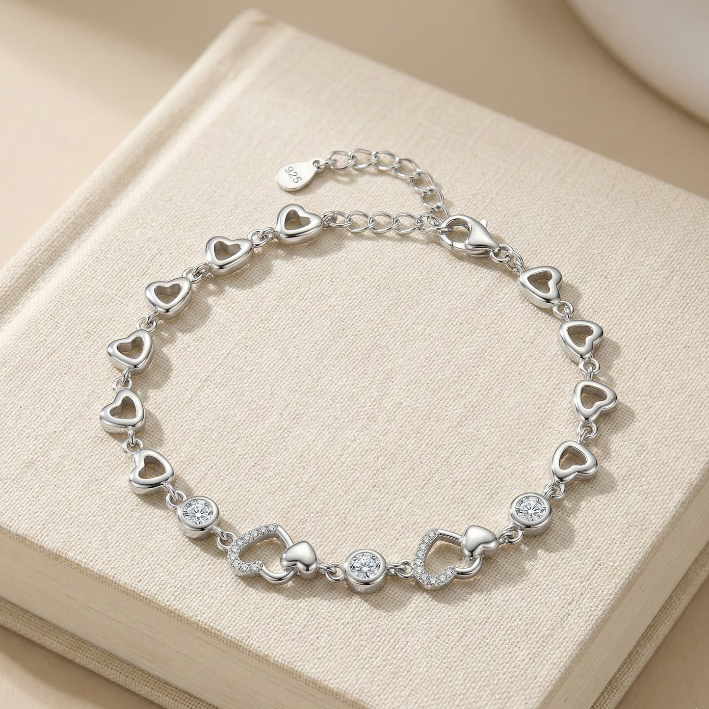 Celina Heart Spark Bracelet  Description