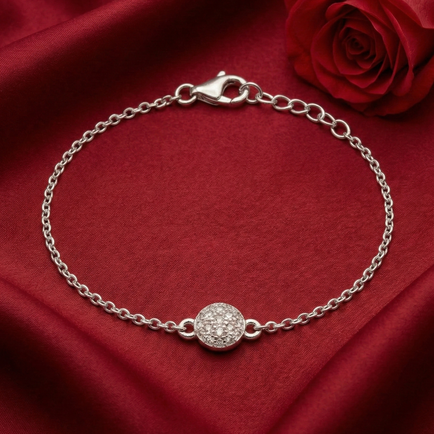 Aura Spark Silver Bracelet