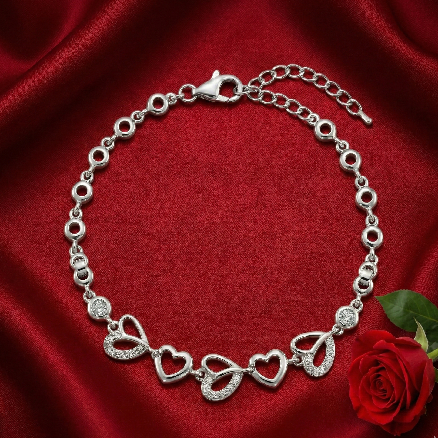 Infinity Heart Spark Bracelet