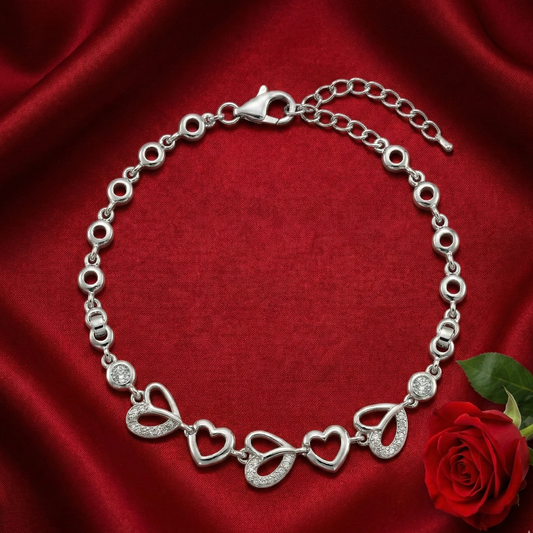 Infinity Heart Spark Bracelet