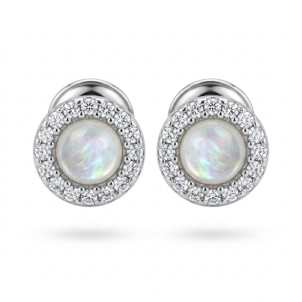 Radiance Circle Studs