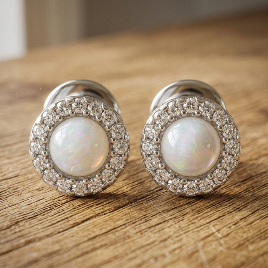 Radiance Circle Studs