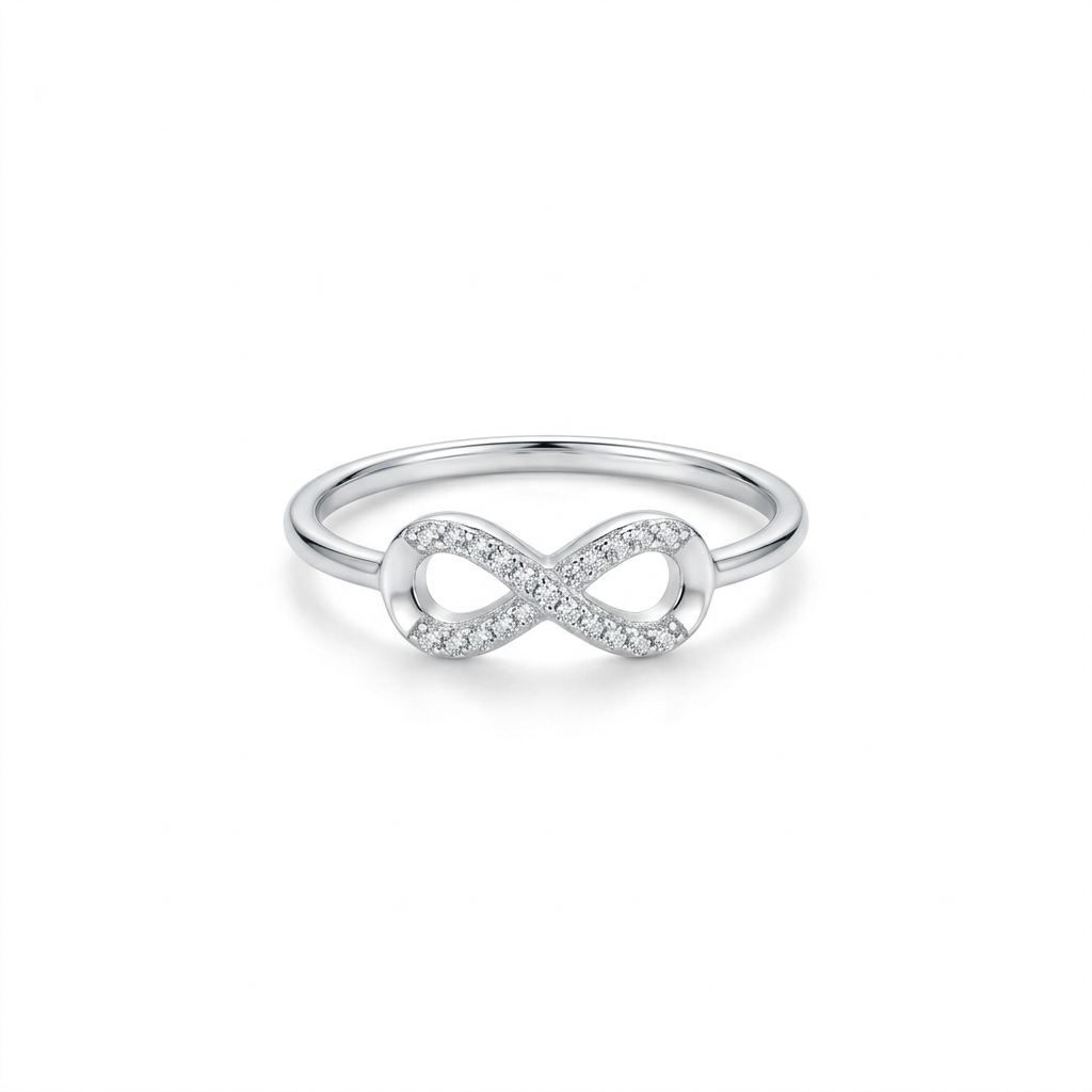 Eternal Infinity 925 Sterling Silver Ring
