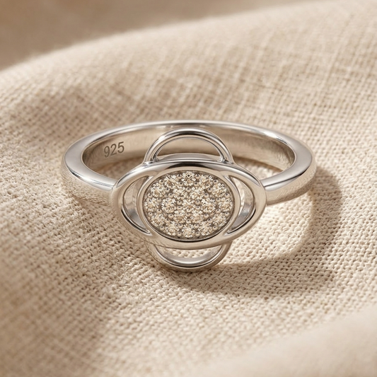 Celestial Orbit Pavé Ring