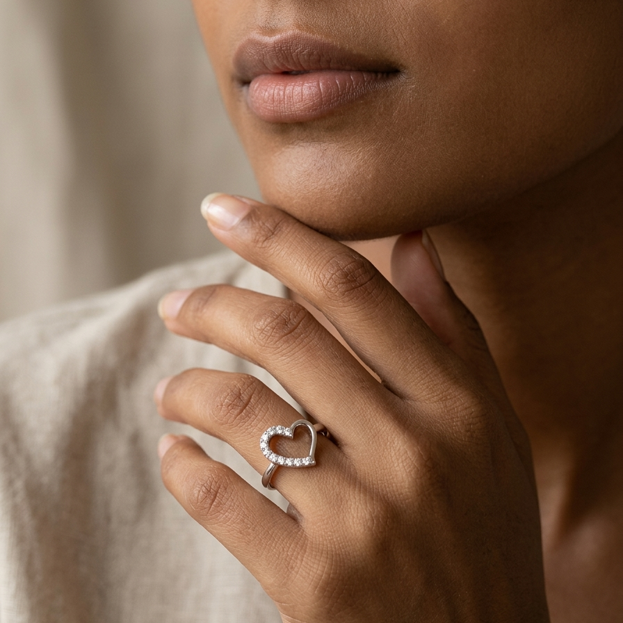 Forever Love Heart Ring